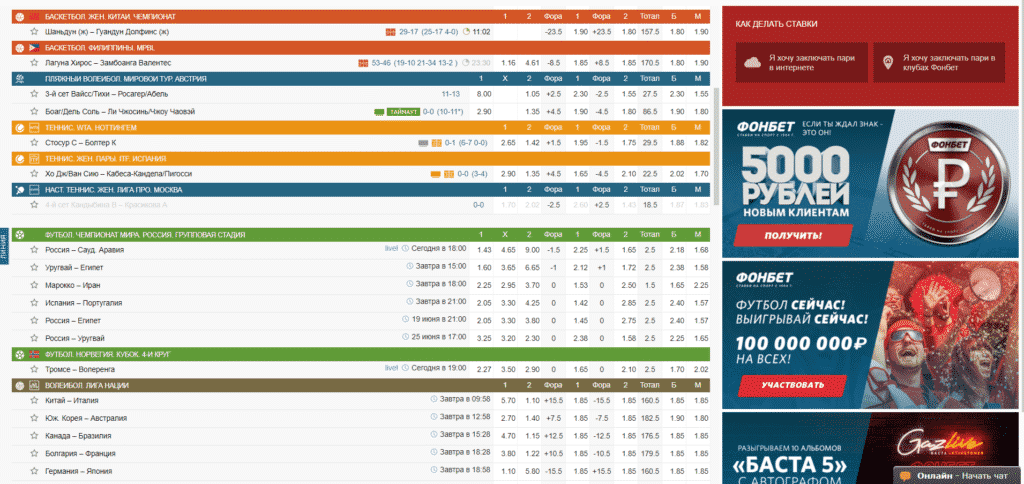 фонбет официальный сайт регистрация